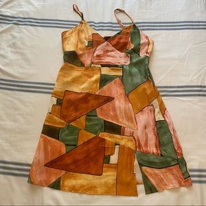 Geo Print Mini Dress